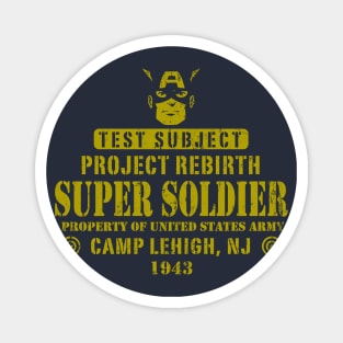 Test Subject Super Soldier Magnet